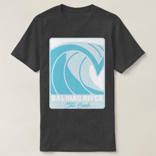 Salinas River State Beach Californië Atlantische O T-shirt (Design voorkant)