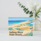 Salinas River State Beach Californië Briefkaart (Staand voorkant)