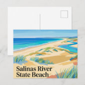 Salinas River State Beach Californië Briefkaart (Voorkant / Achterkant)