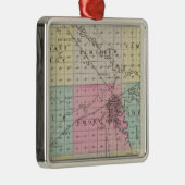 Saline County, Kansas Metalen Ornament (Rechts)