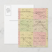 Saline County, Nebraska Briefkaart (Voorkant / Achterkant)