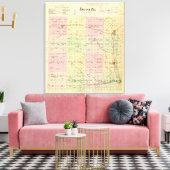 Saline County, Nebraska Canvas Afdruk (Insitu (Woonkamer))