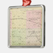 Saline County, Nebraska Metalen Ornament (Links)