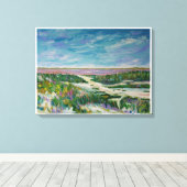 Saline de Camargue Canvas Afdruk (Insitu (Houten vloer))