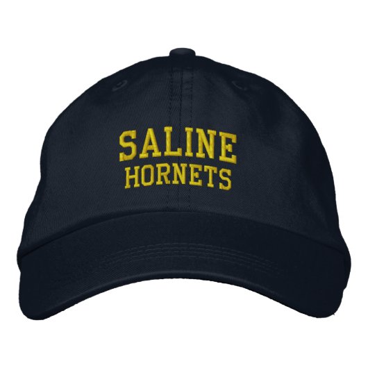 Saline High School Geborduurde Honkbal Hoed Pet (Voorkant)