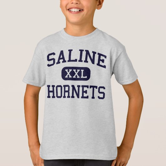 Saline - Hornets - High School - Saline Michigan T-shirt (Voorkant)