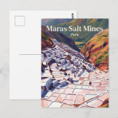 Salineras de Maras Peru Briefkaart (Voorkant / Achterkant)