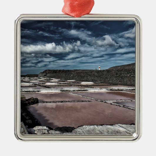 Salines in La Palma Metalen Ornament (Voorkant)