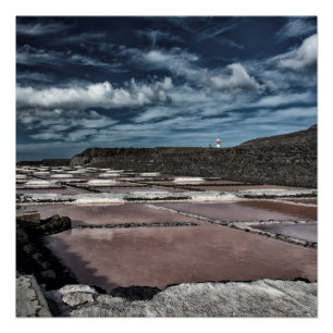 Salines in La Palma Perfect Poster