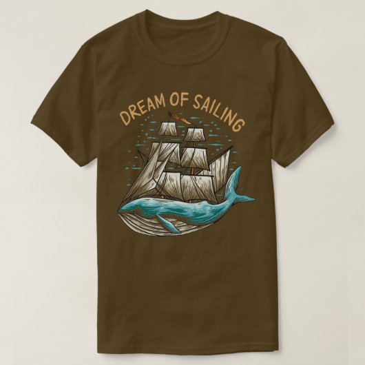 Saling saling walvis t-shirt (Design voorkant)