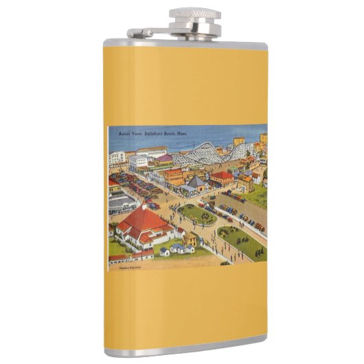 Salisbury Beach  Briefkaart Heupfles (Rechts)