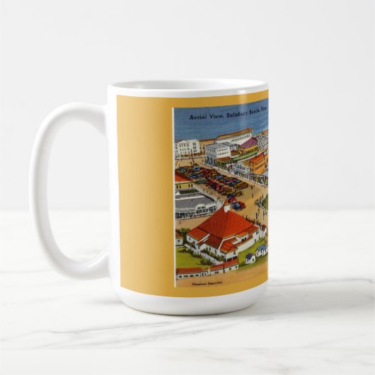 Salisbury Beach Briefkaart Koffiemok (Links)