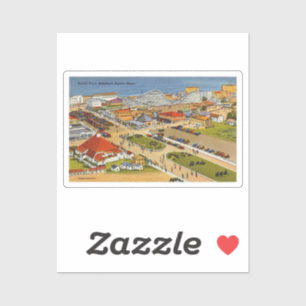 Salisbury Beach  Briefkaart Sticker