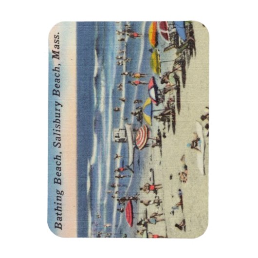 Salisbury Beach, MA -  Oceaan Magneet (Verticaal)