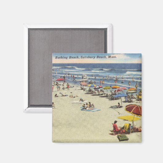 Salisbury Beach, Massaal -  doorsnede Magneet (Voorkant / Achterkant)