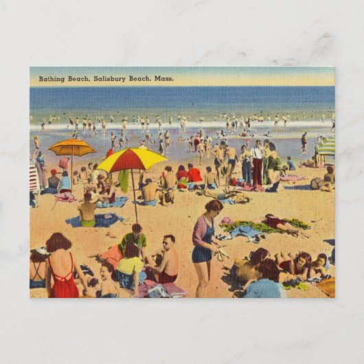 , Salisbury Beach, Massachusetts Briefkaart (Voorkant)