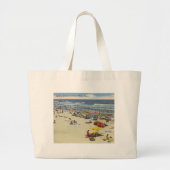 Salisbury Beach, Massachusetts -  zandstrand Grote Tote Bag (Voorkant)