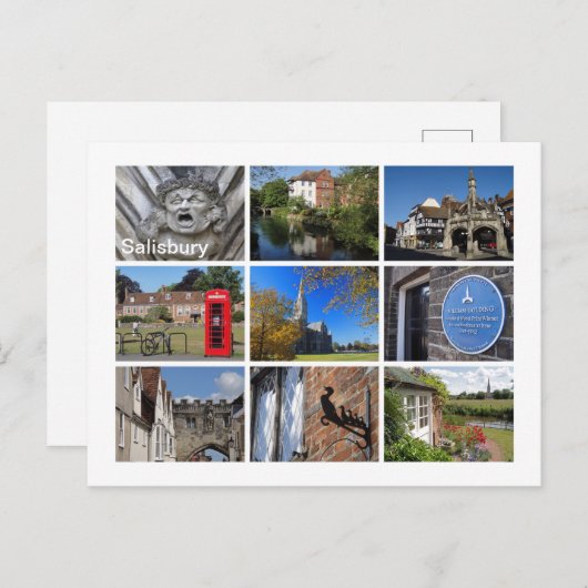 Salisbury Briefkaart (Voorkant / Achterkant)