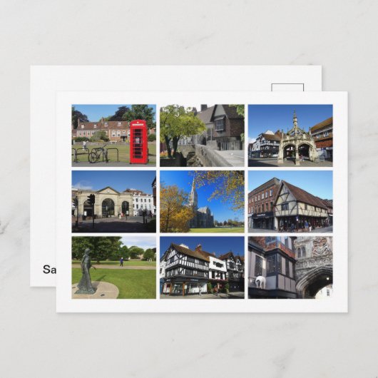 Salisbury Briefkaart (Voorkant / Achterkant)