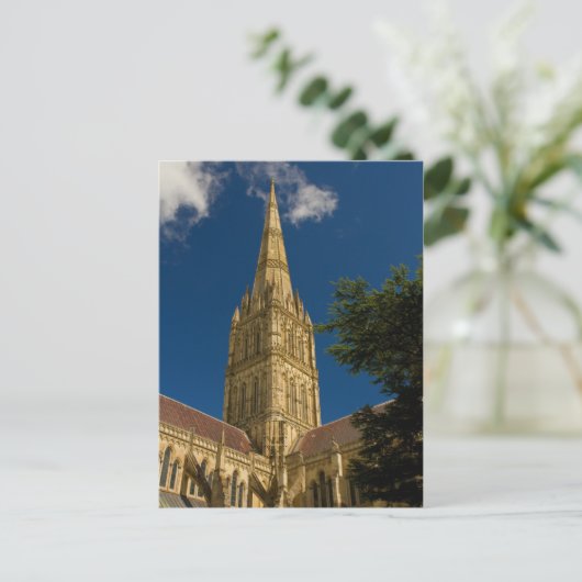 Salisbury Cathedraal Briefkaart (Staand voorkant)