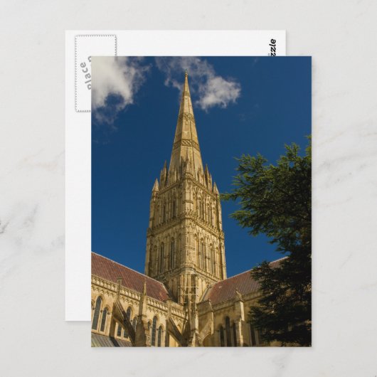 Salisbury Cathedraal Briefkaart (Voorkant / Achterkant)