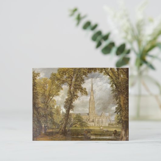 Salisbury Cathedraal door John Constable Briefkaar Briefkaart (Staand voorkant)