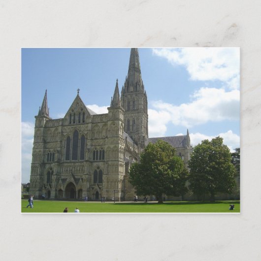 Salisbury Cathedral Briefkaart (Voorkant)