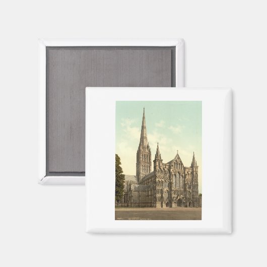 Salisbury Cathedral II, Wiltshire, Engeland Magneet (Voorkant / Achterkant)