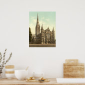 Salisbury Cathedral II, Wiltshire, Engeland Poster (Keuken)