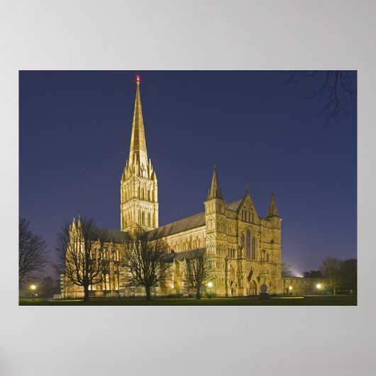 Salisbury Cathedral Poster (Voorkant)