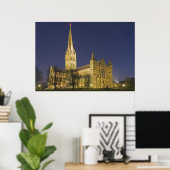 Salisbury Cathedral Poster (Thuiskantoor)