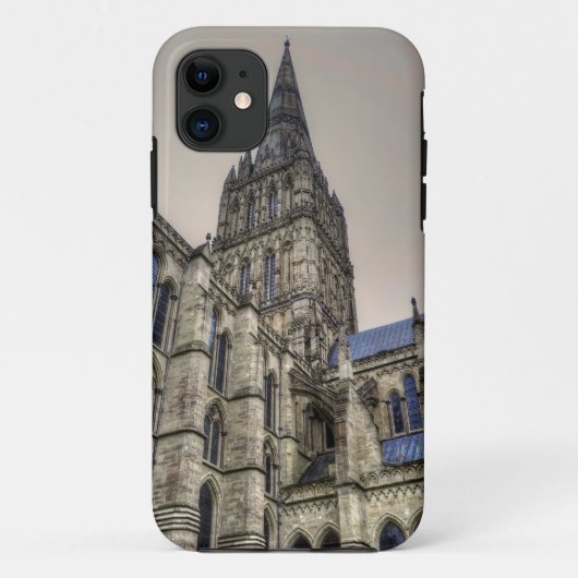 Salisbury Cathedral & Spire Wiltshire England Case-Mate iPhone Case (Achterkant)