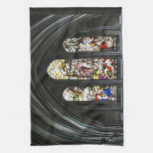 Salisbury Cathedral Transept Glas in lood Theedoek (Verticaal)