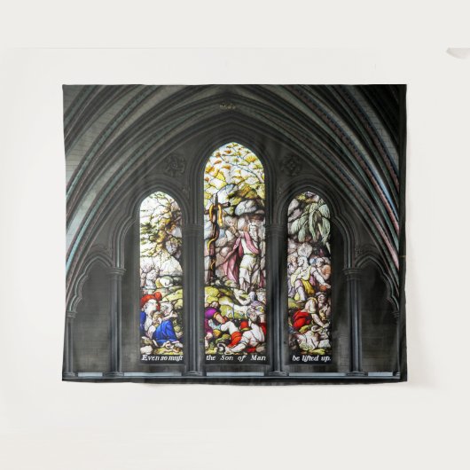 Salisbury Cathedral Transept Glas in lood Wandkleed (Voorkant (horizontaal))