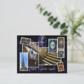 Salisbury Cathedral , UK - montage briefkaart (Staand voorkant)