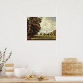 Salisbury Cathedral van Lower Marsh Close, 1820 Poster (Keuken)