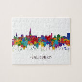 Salisbury England Skyline Legpuzzel (Horizontaal)
