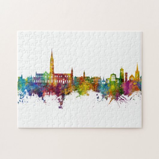 Salisbury England Skyline Legpuzzel (Horizontaal)