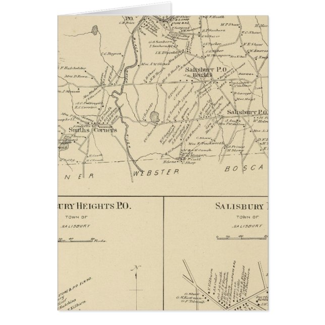 Salisbury, Merrimack Co. (Voorkant)