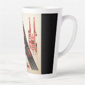 Salish inheemse pacific noordwestelijke kunststijl latte mok (Rechts)