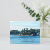 Salish Island Briefkaart (Staand voorkant)