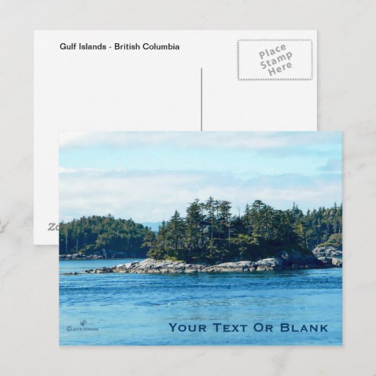 Salish Island Briefkaart (Voorkant / Achterkant)