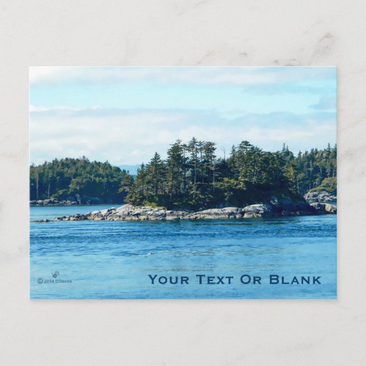 Salish Island Briefkaart (Voorkant)
