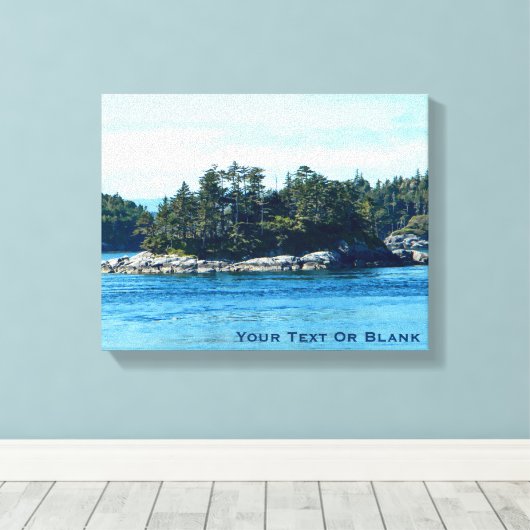 Salish Island Canvas Afdruk (Insitu (Houten vloer))