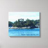 Salish Island Canvas Afdruk (Voorkant)
