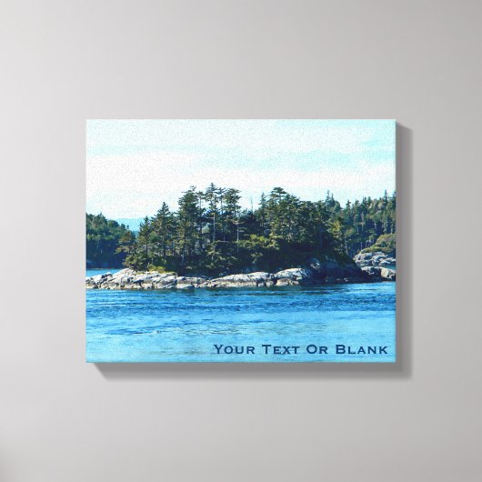 Salish Island Canvas Afdruk (Voorkant)
