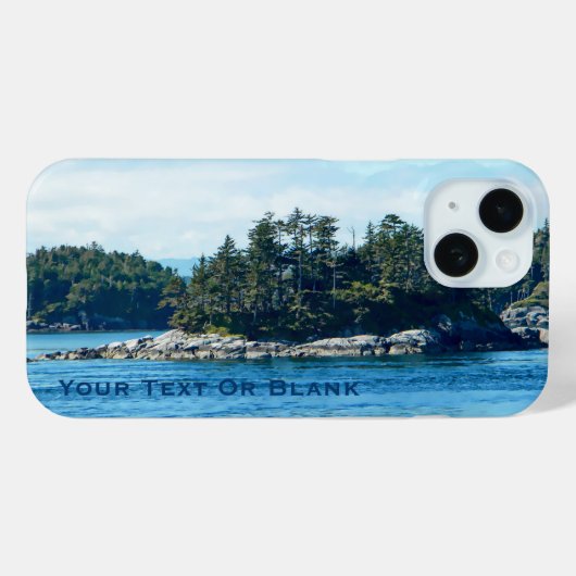 Salish Island Case-Mate iPhone Case (Achterkant (horizontaal))