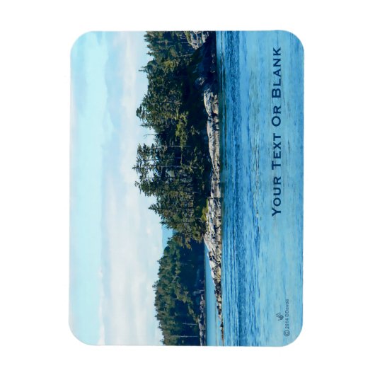 Salish Island Magneet (Verticaal)