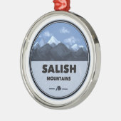 Salish Mountains Montana Camping Metalen Ornament (Links)