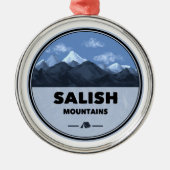 Salish Mountains Montana Camping Metalen Ornament (Voorkant)